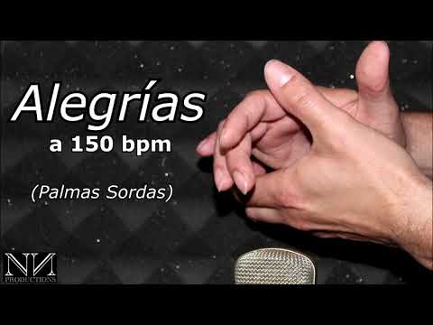 Compás por Alegrías a 150 bpm.