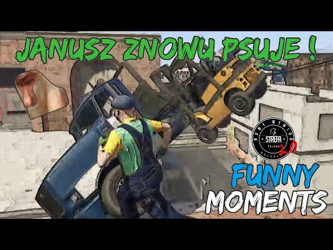😂 Funny Moments #14 - ( JANUSZ ZNOWU PSUJE ! ) || StrefaRP.pl ! 🔥