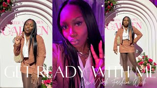GRWM FOR A NYFW EVENT | MAKEUP . HAIR . OUTFIT . ACCESSORIES | THE RARE BREEED