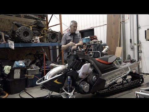 Polaris Khaos Lightweight build Ep#1. Jaws Trail Can & Battery tray removal