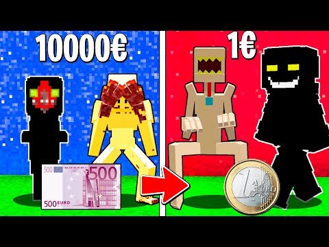 SCP 1€ contro SCP 10000€ - Minecraft ITA