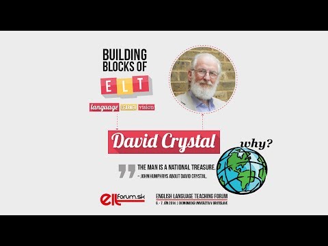 2014 ELTForum sk David Crystal プレナリー - なぜ英語は世界の言語なのか？ (2014 ELTForum sk David Crystal plenary - Why English is a global language?)