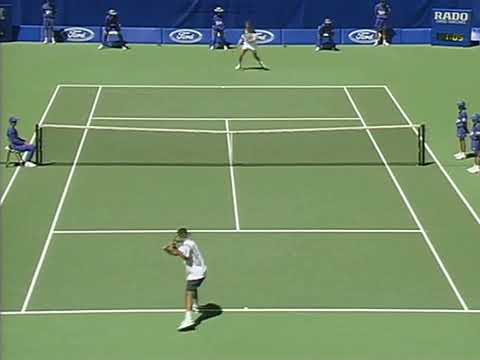 Pete Sampras vs Magnus Larsson 1995 AO R4 Highlights
