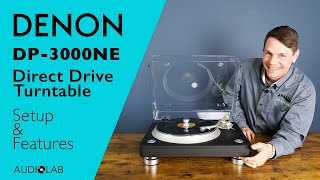 Video thumbnail for Denon DP-3000NE Premium Direct Drive Hi-Fi Turntable Features & Setup by Audiolab Stereo & Video