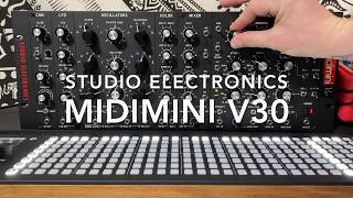 Video thumbnail for Studio Electronics Midimini V30 Oscillator Demo by VCO USA