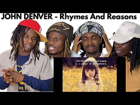 *Rappers* first time hearing : John Denver - Rhymes and Reasons (reaction)