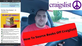 How to successfully source books off Craigslist!!