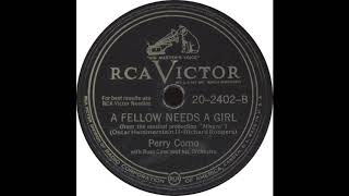 RCA Victor 20 2402 B – A Fellow Needs A Girl – Perry Como