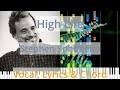 🎹High Life, Chord & Lyrics, Stephen Sondheim, Synthesia Piano