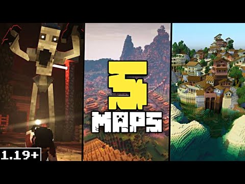 Top 5 Best Adventure Maps For Minecraft PE || Minecraft Adventure Maps || Best Maps For MCPE ||