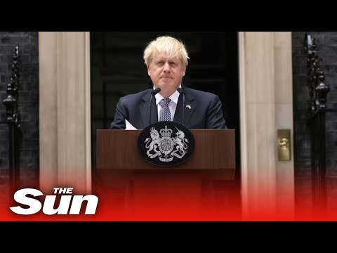 Boris Johnson RESIGNATION address after brutal Cabinet coup - Downing Street