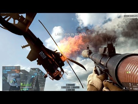 BF4 - 100+1 Helis down - RPG7/SMAW VS Helicopters