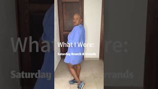 What I wore:  Saturday brunch and errands #fashionover50 #shorts