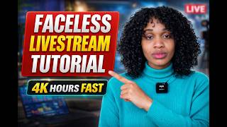 Faceless Livestream Tutorial: How to Go Live on YouTube Without Your F