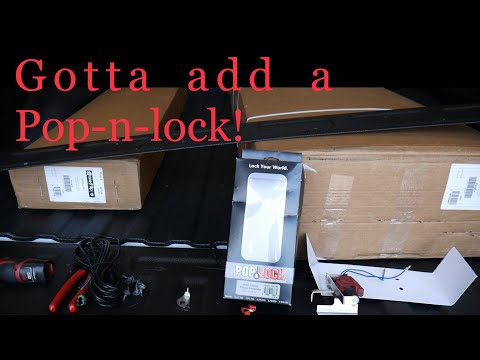 2015 GMC Sierra Pop n Lock tailgate lock install
