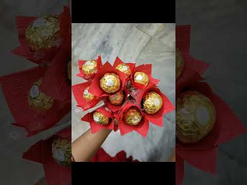 Customised ferrero rocher  bouquet 💐 @ best Price #gift #marriage #bouquet