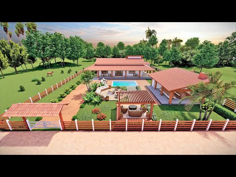 Casa de Campo com 3 quartos - Mini Chácara | YT2928