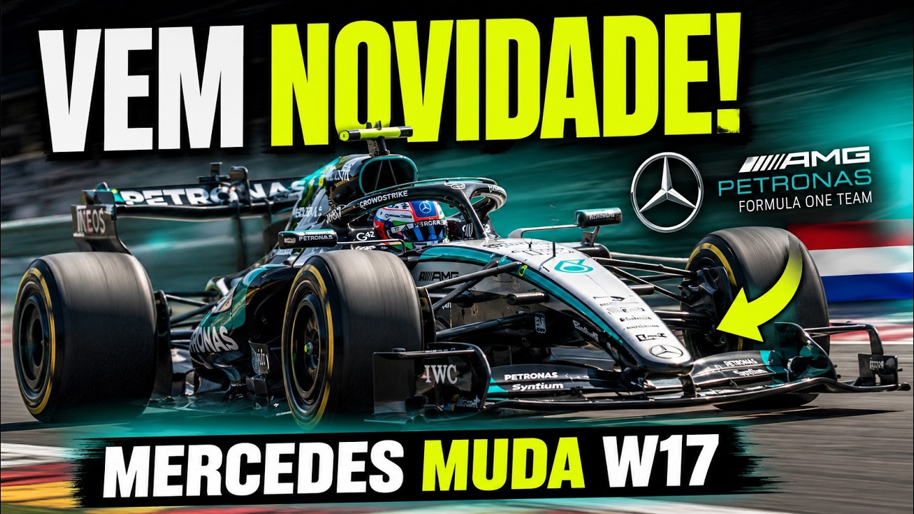 MERCEDES VEM COM NOVIDADE! W17 TERÁ ATUALIZAÇÕES NA HOLANDA | F1 2026
