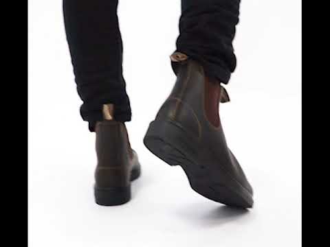 | Shuperb™ Blundstone Unisex Leather Chelsea Boots Stout Brown