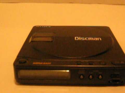 Sony Discman CD Player D-9 Rare 1990