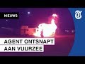 Bodycam agent filmt heftige explosie