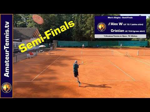 Semi-Finals - Amateur Tennis Tournament (LK Turnier) - Full Match (LK 13.1 vs LK 15.6)