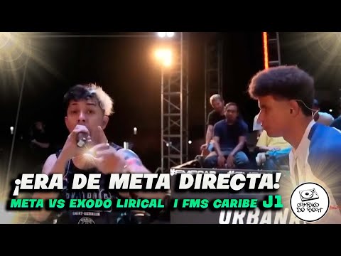 EL TONGO DEL EVENTO⚠️METALINGÜÍSTICA VS EXODO LIRICAL I FMS CARIBE J1 I CAMBIO DE BEAT