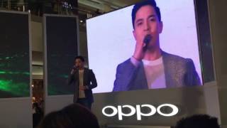 Alden Richards sings Say It Again at OPPO F1s Launch