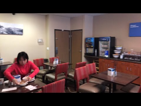 The breakfast at the Comfort Inn South Medford, Oregon filmed with Iphone 7 Plus