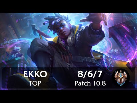 Ekko Top vs Ornn | Pinoy Challenger Replay Patch 10.8