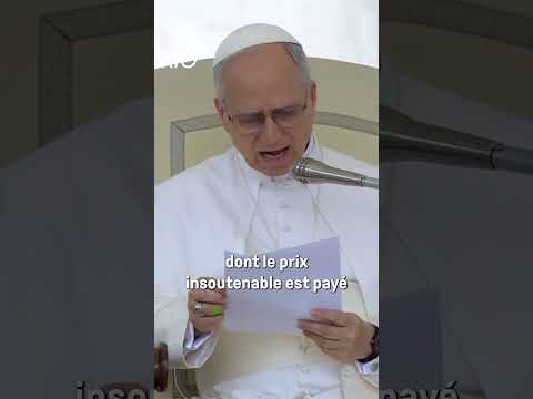 🔴 Le pape #LéonXIV appelle à l'arrêt des hostilités dans la bande de Gaza