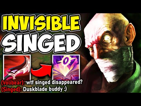 VANISH AFTER EVERY KILL WITH DUSKBLADE SINGED! (WTF IS THIS??) - League of Legends