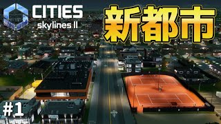 新しく自由に作ります【Cities Skylines2】#1