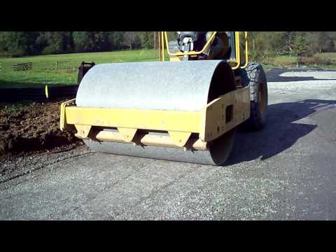 588 Bridge compaction of 2A Roller on Static