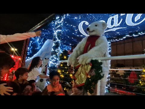 CARAVANA ILUMINADA DE NATAL COCA-COLA - Águas Claras - COCA-COLA CHRISTMAS LIGHTED CARAVAN