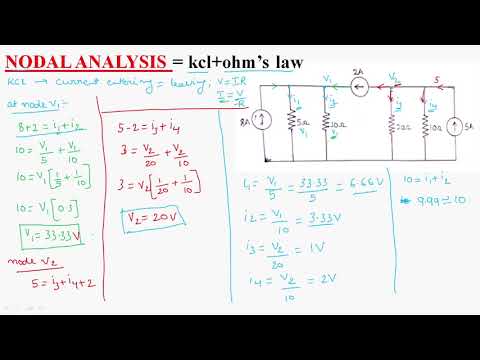 Nodal analysis | KCL Ohm s Law | Circuits Systems | Lec 14