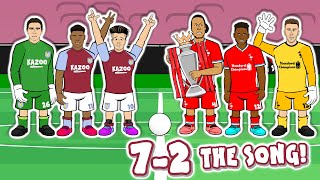 😂7-2: THE SONG!😂 (Aston Villa vs Liverpool 2020 Parody Goals Highlights)