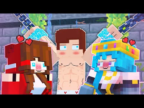【MAIZEN】JJ was kidnapped by a cute girls?!【Minecraft Animation JJ & Mikey】