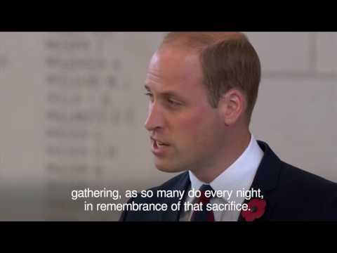 Duke of Cambridge leads Battle of Passchendaele commemorations on the 100th anniversary