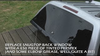 Truck Bed Are Cap Topper Rear Door Hinge Repair Fix Cheap