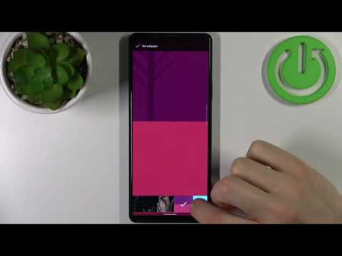How to Change the Wallpaper on SONY Xperia Pro-I