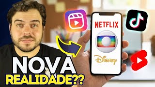 A PIOR MUDANÇA DOS STREAMINGS? VÍDEOS VERTICAIS DOMINANDO!