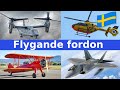 Flygplan Helikoptrar Och Andra Flygande Fordon Namn Ljud För Barn Svenska