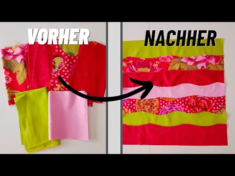 Patchwork Tutorial - Rundungen einfach und schnell nähen