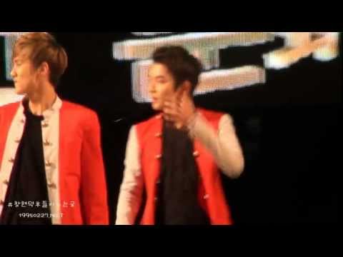 [HD] 121110 가천대 유학생 페스티벌 teen top 리키 Girl friend ricky ver. fancam