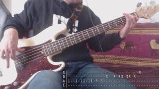 Tribute week to Dolores O&#39;Riordan - The Cranberries - 05 - Just My Imagination [Bass Cover + Tab]