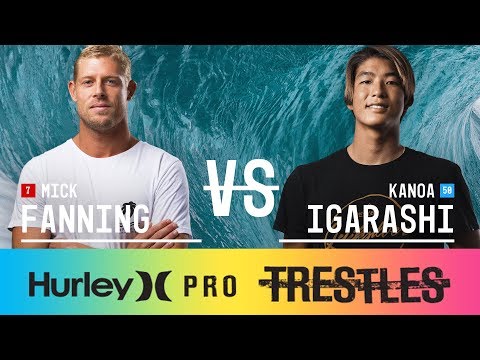 Mick Fanning vs. Kanoa Igarashi - Round Three, Heat 9 - Hurley Pro at Trestles 2017