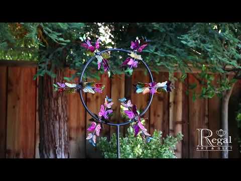 12289 26" Vortex Wind Spinner - Butterfly