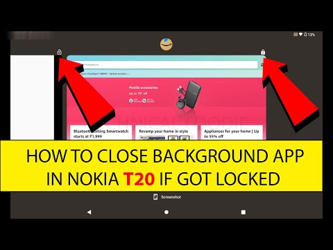 Forcefully close app running in background of Nokia T20 Tablet | #nokia #nokiat20 #nokiatrouble
