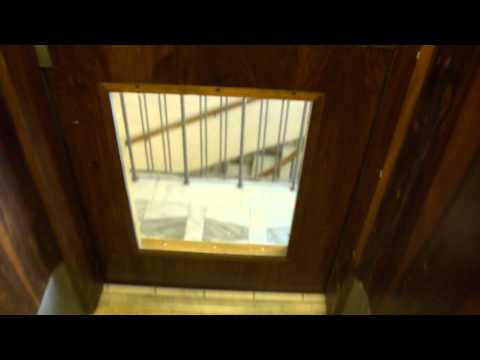 old ASEA (Mod by: KONE) Traction elevator @ Norra Kansligatan 8A, Gävle, Sweden.